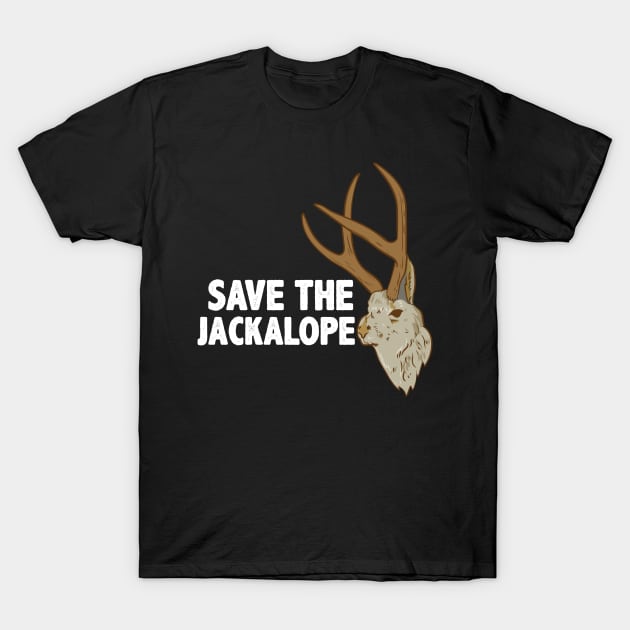 Jackalope, Jackalope Art, Cryptid, Cryptozoology T-Shirt by maxdax